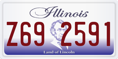 IL license plate Z692591