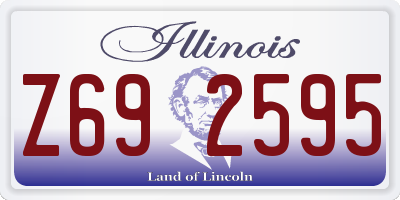 IL license plate Z692595