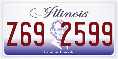 IL license plate Z692599