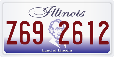 IL license plate Z692612