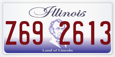 IL license plate Z692613