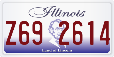 IL license plate Z692614