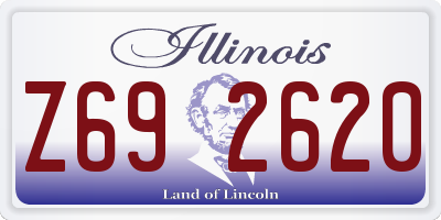 IL license plate Z692620