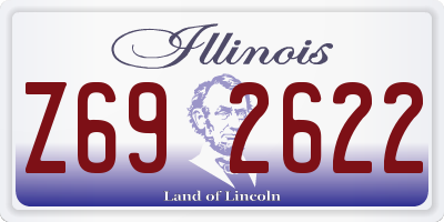 IL license plate Z692622