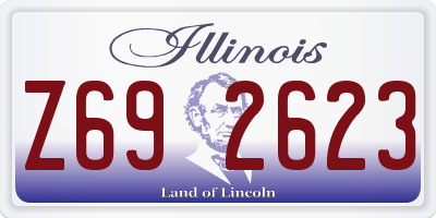 IL license plate Z692623