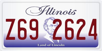 IL license plate Z692624