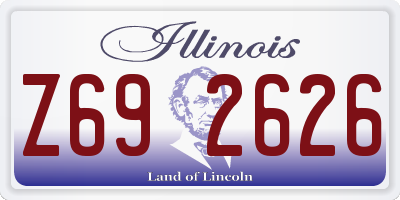 IL license plate Z692626