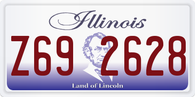 IL license plate Z692628