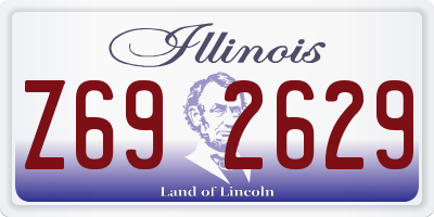 IL license plate Z692629