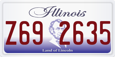 IL license plate Z692635