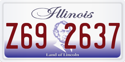 IL license plate Z692637