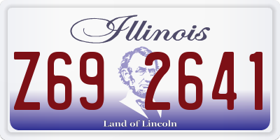 IL license plate Z692641