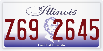 IL license plate Z692645