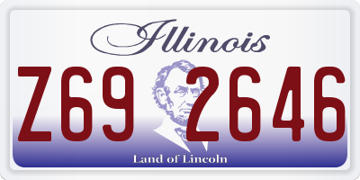 IL license plate Z692646