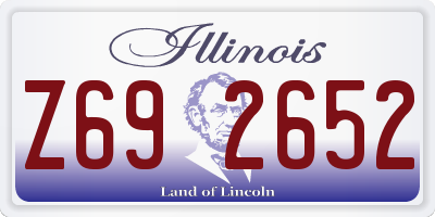 IL license plate Z692652
