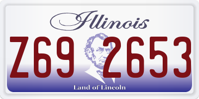 IL license plate Z692653