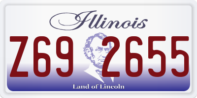 IL license plate Z692655