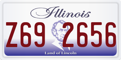 IL license plate Z692656