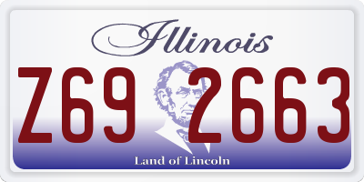 IL license plate Z692663