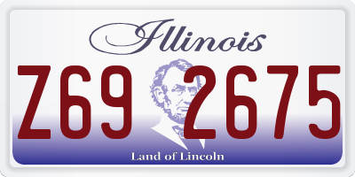 IL license plate Z692675