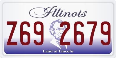 IL license plate Z692679
