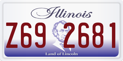 IL license plate Z692681