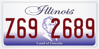 IL license plate Z692689