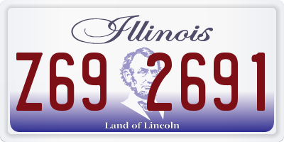 IL license plate Z692691