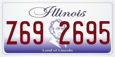 IL license plate Z692695
