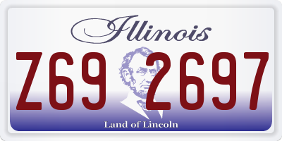 IL license plate Z692697