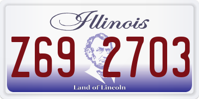 IL license plate Z692703