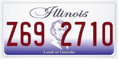 IL license plate Z692710