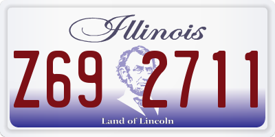 IL license plate Z692711