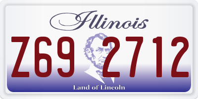 IL license plate Z692712