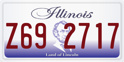 IL license plate Z692717