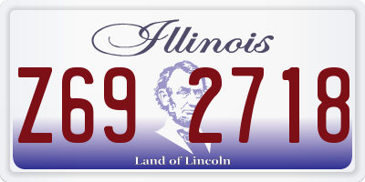 IL license plate Z692718