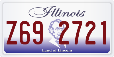 IL license plate Z692721