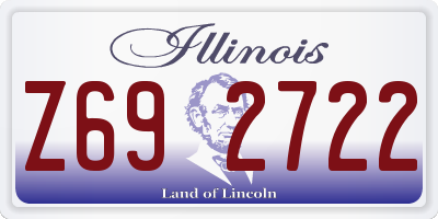 IL license plate Z692722