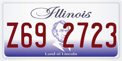IL license plate Z692723