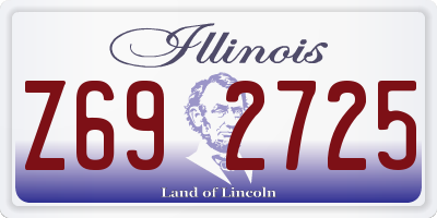 IL license plate Z692725