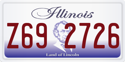 IL license plate Z692726