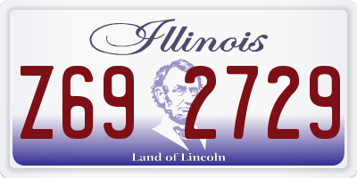 IL license plate Z692729