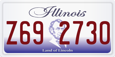 IL license plate Z692730