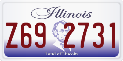 IL license plate Z692731
