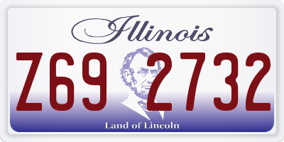 IL license plate Z692732
