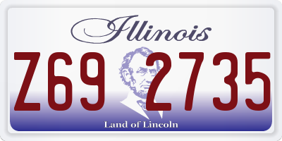 IL license plate Z692735