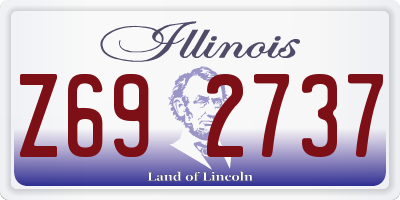 IL license plate Z692737