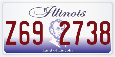 IL license plate Z692738