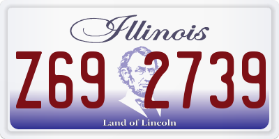 IL license plate Z692739