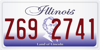 IL license plate Z692741